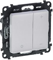 Светорегулятор нажимной без рамки Legrand Valena Life 5-400Вт белый картинка